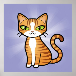 Design Your Own Cartoon Cat Poster