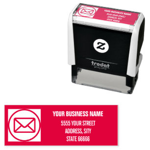 Design Your Own Colour Address Stamp template