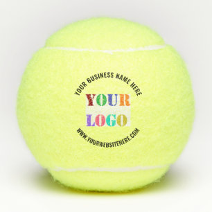 Design Your Own Company Logo and Text Tennis Balls