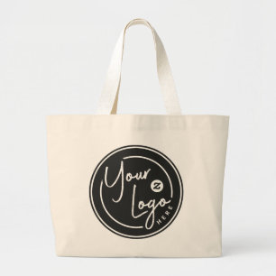 Design Your Own Company Logo Design Large Tote Bag