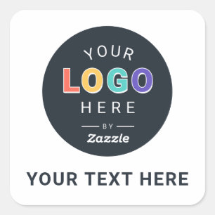 Design Your Own Company Logo Design Square Sticker