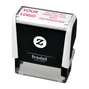 Design Your Own Company Logo Name Address Stamp