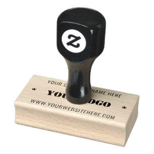Design Your Own Company Logo Rubber Stamp Template