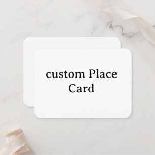 Design Your Own custom 3.5" x 2.5" Place Card