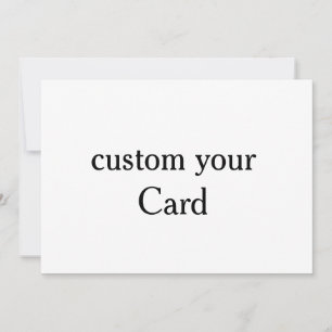 Design Your Own custom 5" x 7" Flat Card