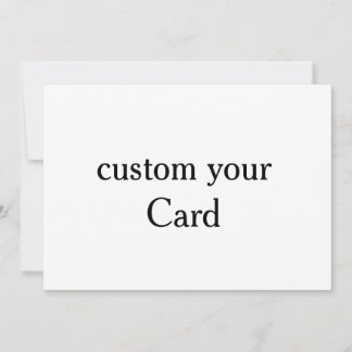 Design Your Own custom 5" x 7" Flat Card