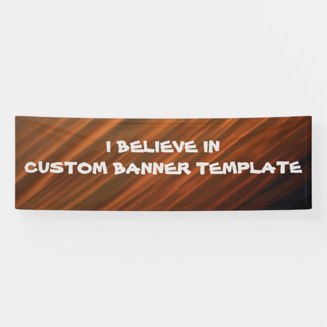 DESIGN YOUR OWN CUSTOM BANNER TEMPLATE (Horizontal)