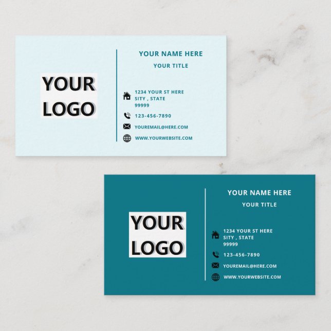 Design Your Own Custom Business Card Template (Front/Back)