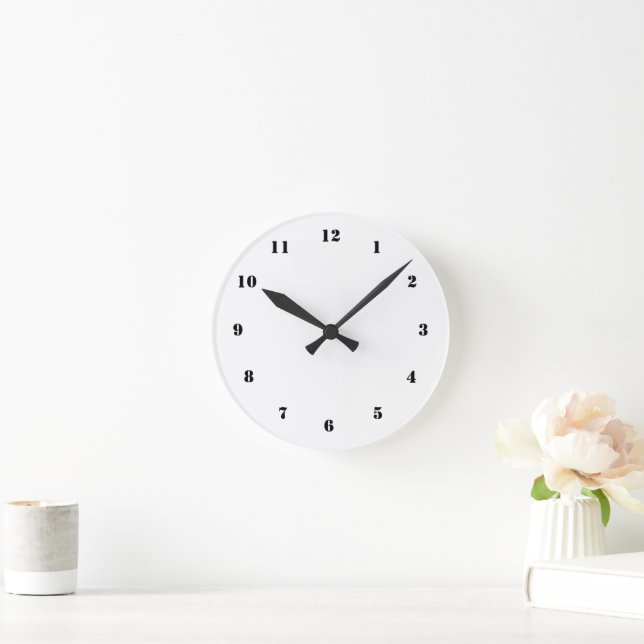 Design Your Own Custom Color and Font Clock Gift (Home)