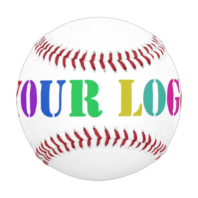 Design Your Own Custom Company Logo Baseball (Back)