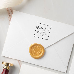 Design Your Own Custom Family Name Return Address Self-inking Stamp