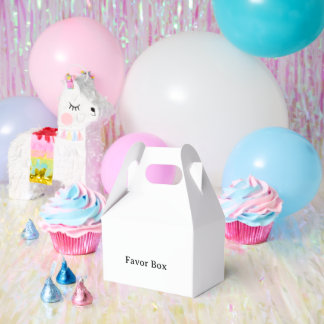 Design Your Own custom Gable 4.5x2.75x5.5 Favour Box