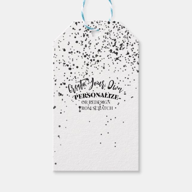 Design Your Own Custom Gift Tags (Front)
