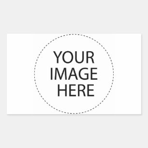 Design Your Own Custom Gifts - Blank Rectangular Sticker