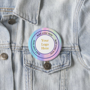 Design Your Own Custom Modern Logo Business  7.5 Cm Round Badge