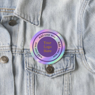 Design Your Own Custom Modern Logo Business  7.5 Cm Round Badge