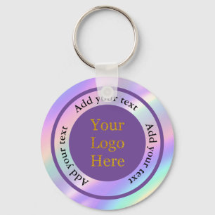 Design Your Own Custom Modern Logo Business  Key Ring