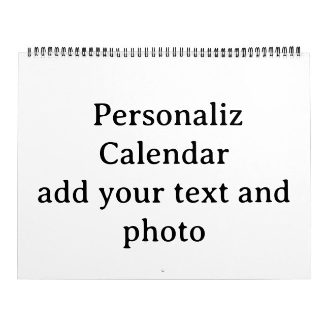 Design Your Own custom per calendar (Cover)