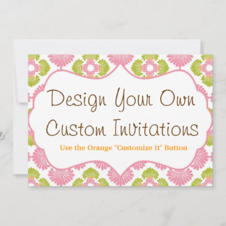 Design your Own Custom Personalised Invitations