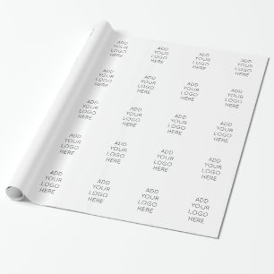 Design Your Own Custom Personalised Logo Image Wrapping Paper