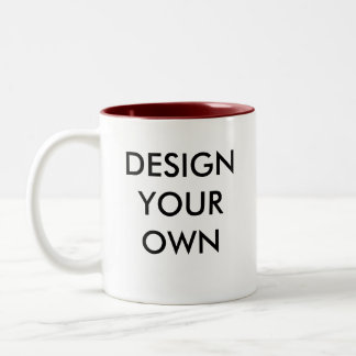 Design Your Own Custom Personalised Two-Tone Mug