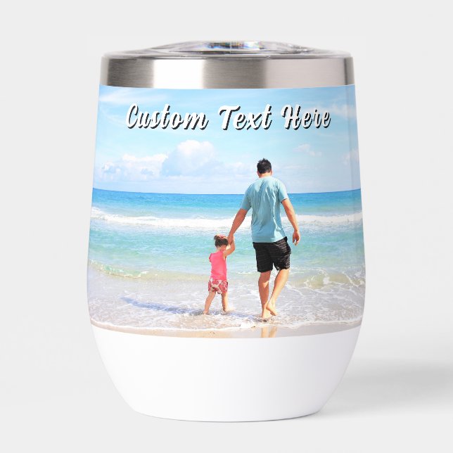 Design Your Own Custom Photo Personalised Text (Front)