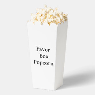 Design Your Own custom Popcorn 3.75x3.5x7.5 Favour Box