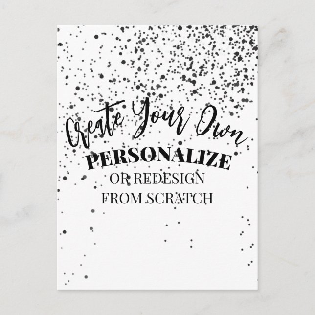 Design Your Own Custom Postcard (Front)