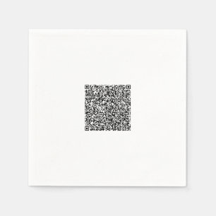 Design Your Own Custom QR Code Napkins Template