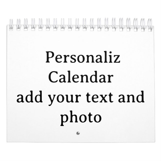 Design Your Own custom Small Calendar (Cover)