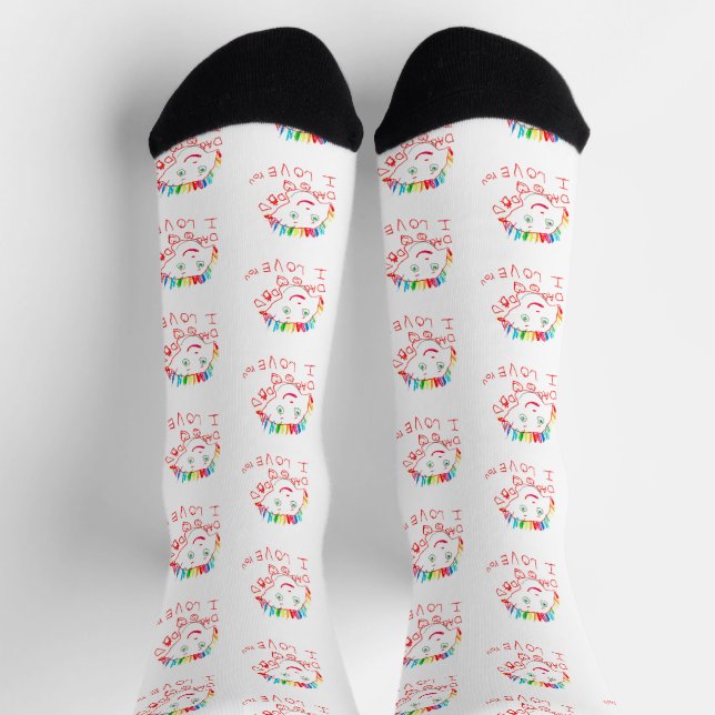 Design Your Own Custom Socks with Your Child's Art (Top)
