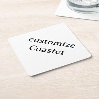 Design Your Own customise Diamond Paper Coaster