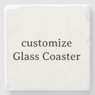 Design Your Own customise Marble Stone Coaster