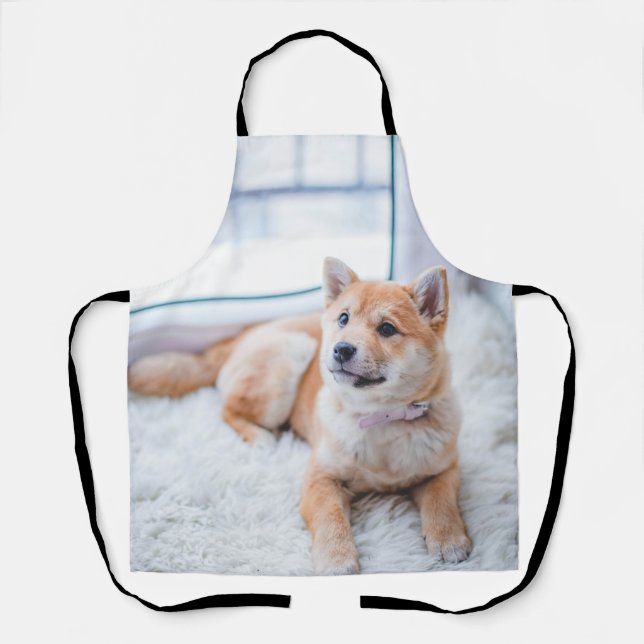 Design Your Own Dog Puppy Photo Apron (Front)