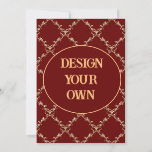 Design Your Own Elegant Invitation