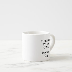 Design Your Own Espresso Cup - White