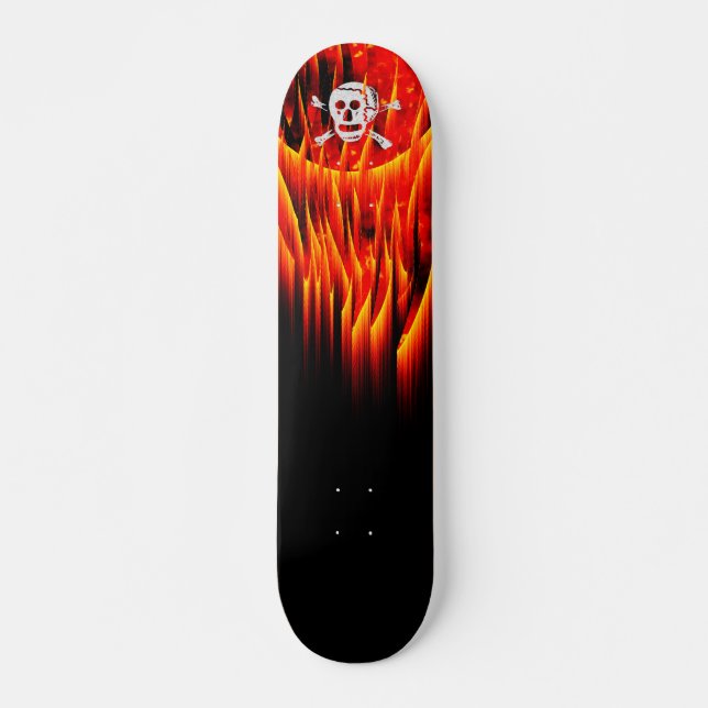 Design your own Flames Skateboard (Front)