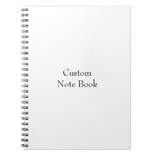 Design Your Own Flat Notebook