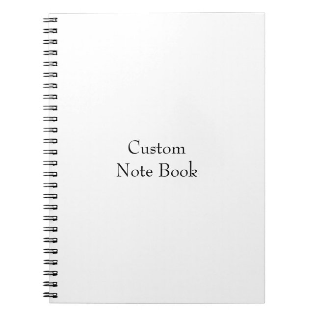 Design Your Own Flat  Notebook (Front)