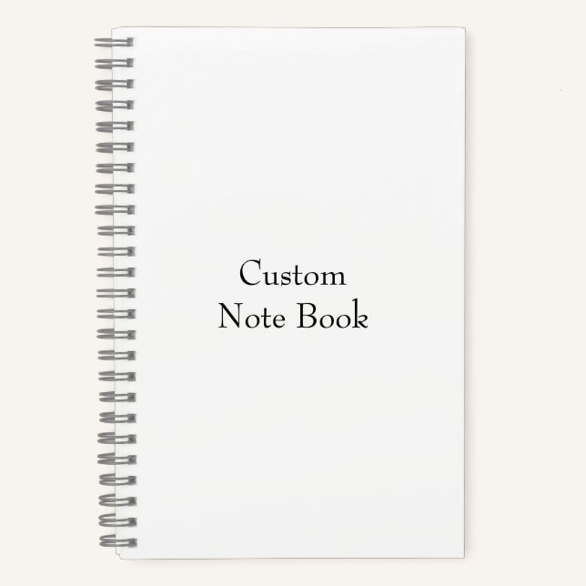 Design Your Own Flat  Notebook (Front)