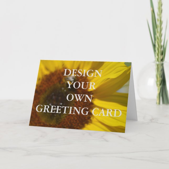 Design Your Own Folded Greeting Card (Front)