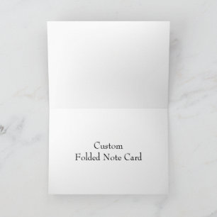 Design Your Own Folded Note Card