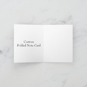 Design Your Own Folded Note Card