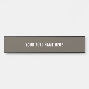 Design Your Own Fonts and Colours Name Door Signs