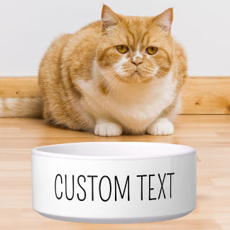 Design Your Own Funny Dog Gift Pet Food Water Bowl