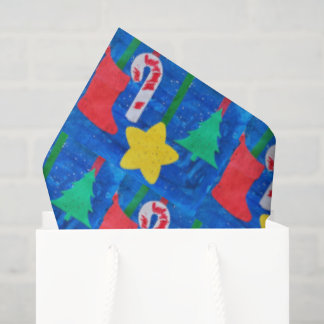 Design Your Own Gift Wrap with Your Child's Art Tissue Paper
