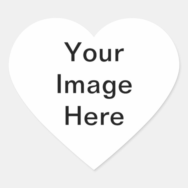 design your own heart sticker (Front)
