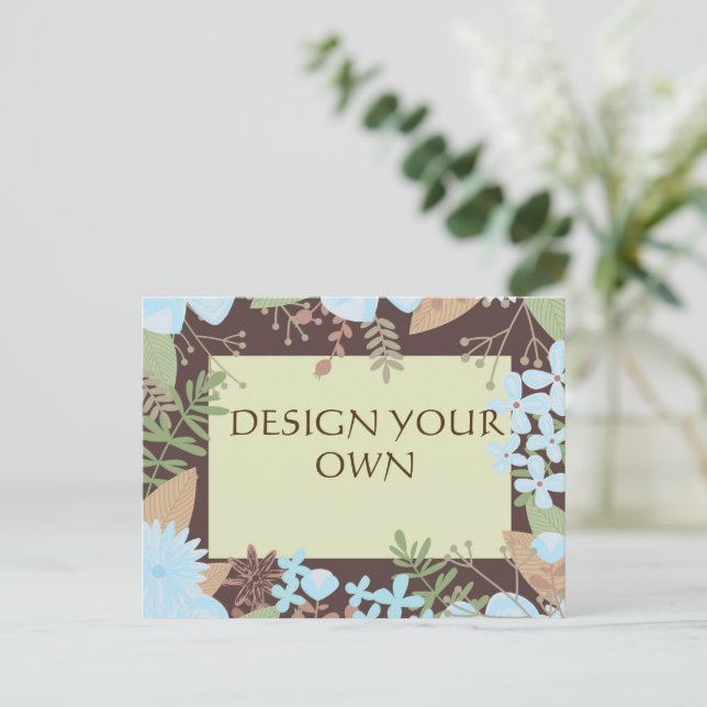 Design Your Own  Holiday Postcard (Standing Front)