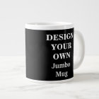 Design Your Own Jumbo Mug - Black