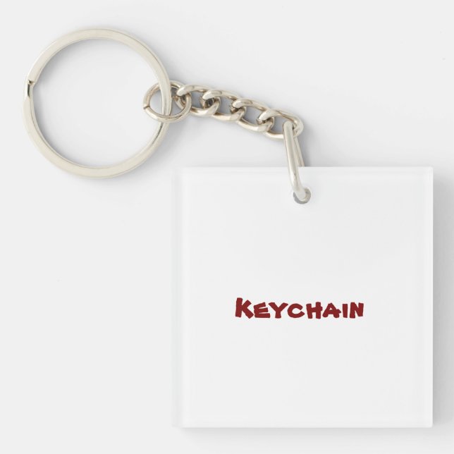 Design Your Own Key Ring (Front)